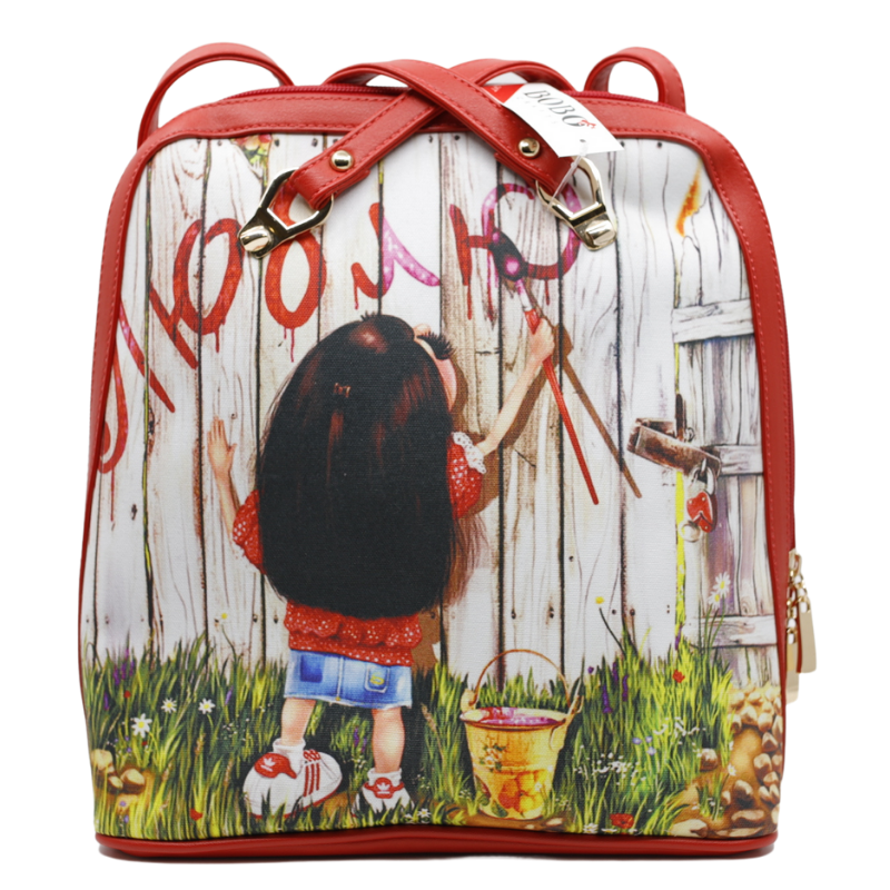 Geanta Dama de Umar/Rucsac din Piele Ecologica cu Material Textil, Diverse Modele