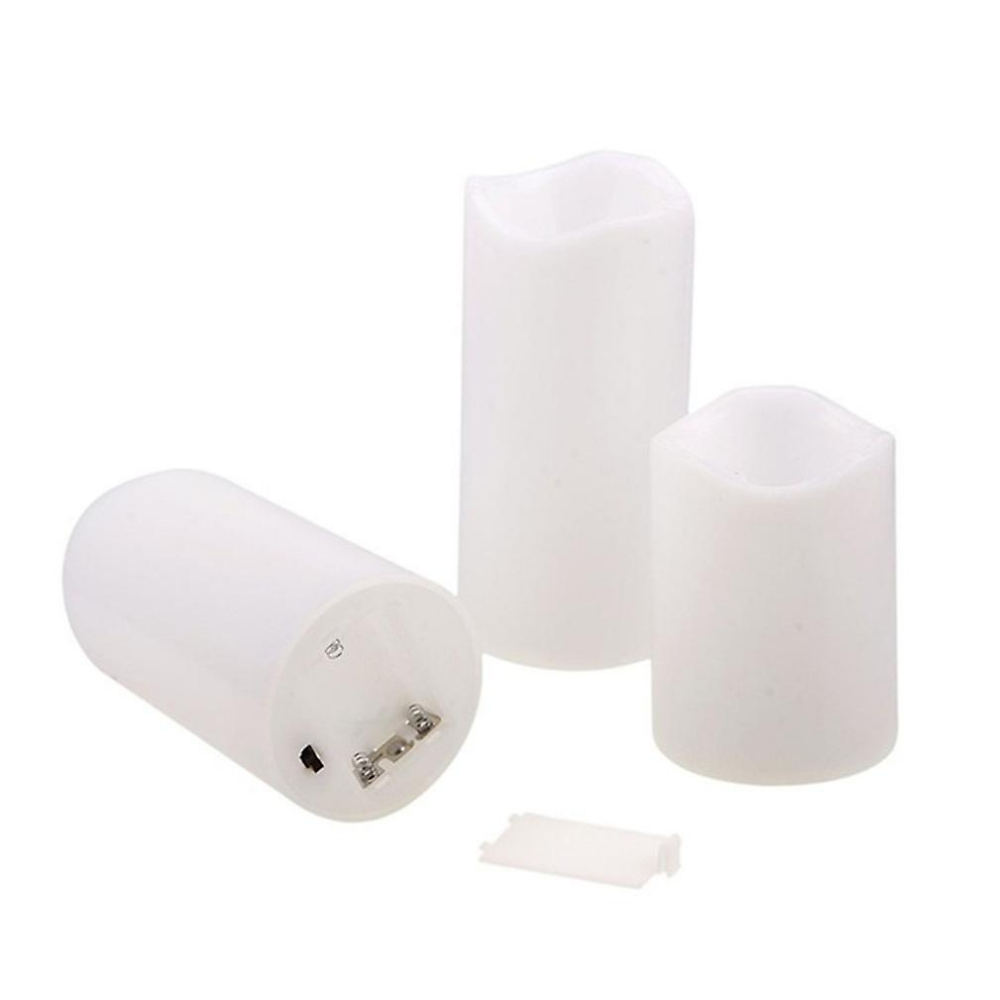 Set 3 Lumanari Led 13 Culori cu Telecomanda si Timer