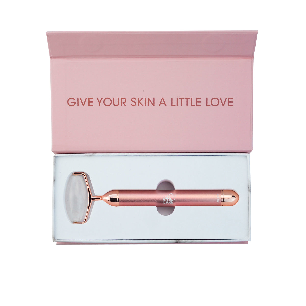 Dispozitiv Electric de Masaj al Fetei cu Vibratii, din Cuart Transparent