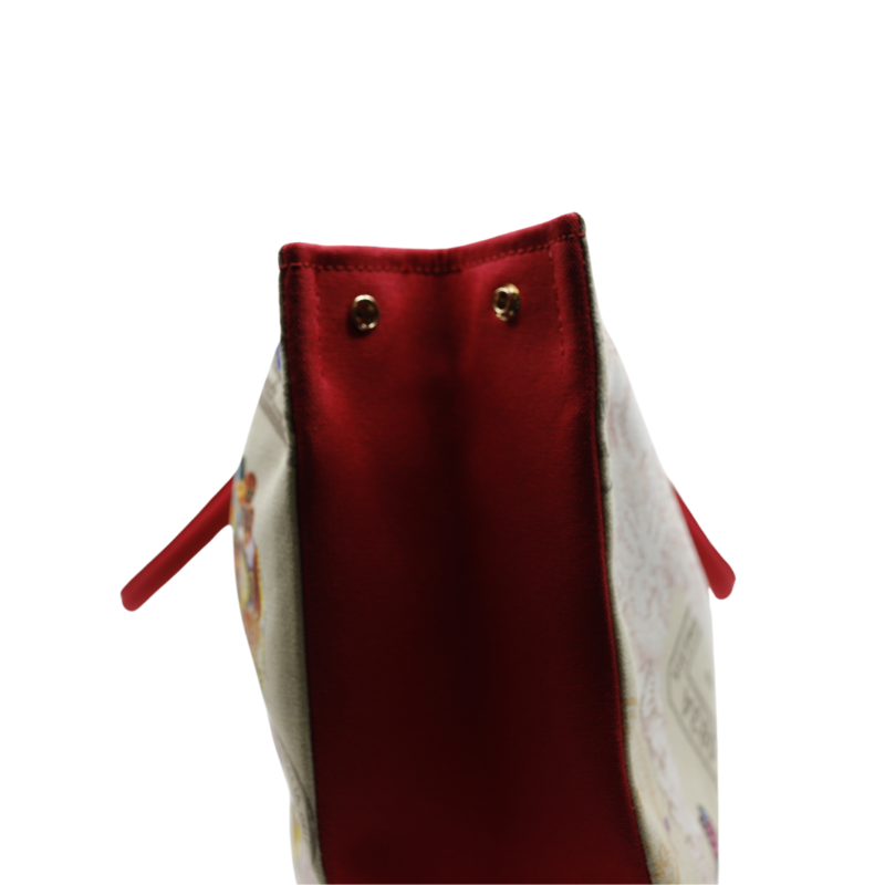 Geanta Dama Shopper de Mana din Material Textil, Model Butterfly