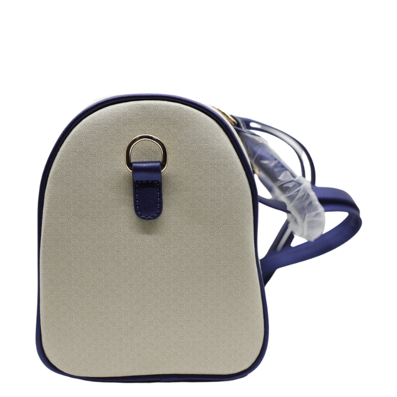 Geanta Dama de Mana/Umar din Piele Ecologica cu Material Textil, Print Oriental