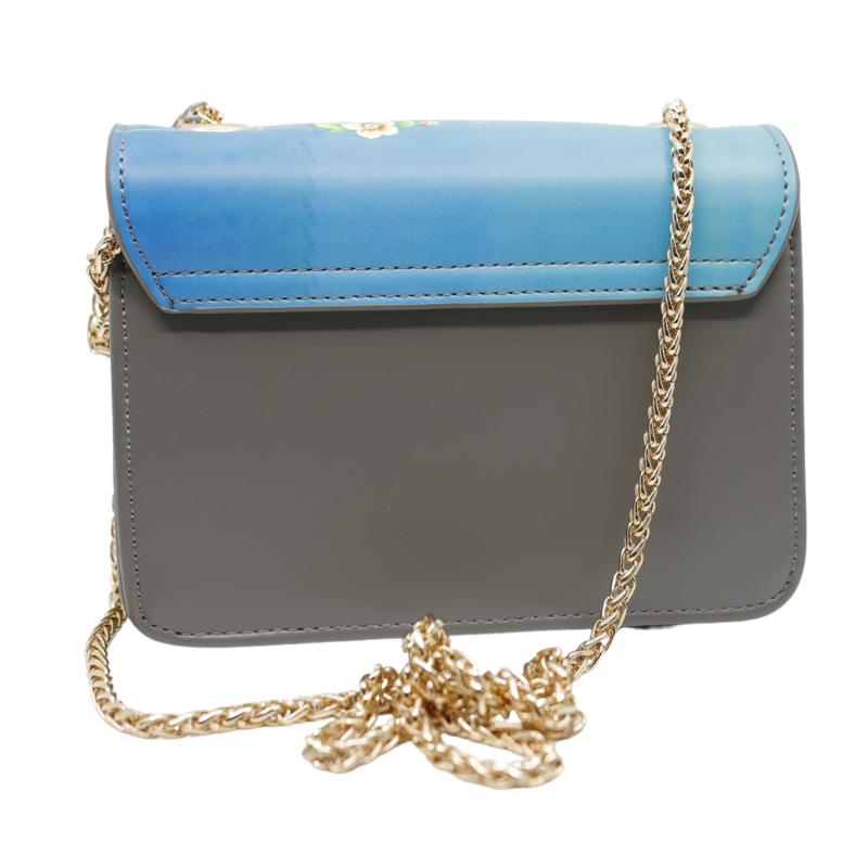 Geanta Dama de Umar din Piele Ecologica, Model Flowers