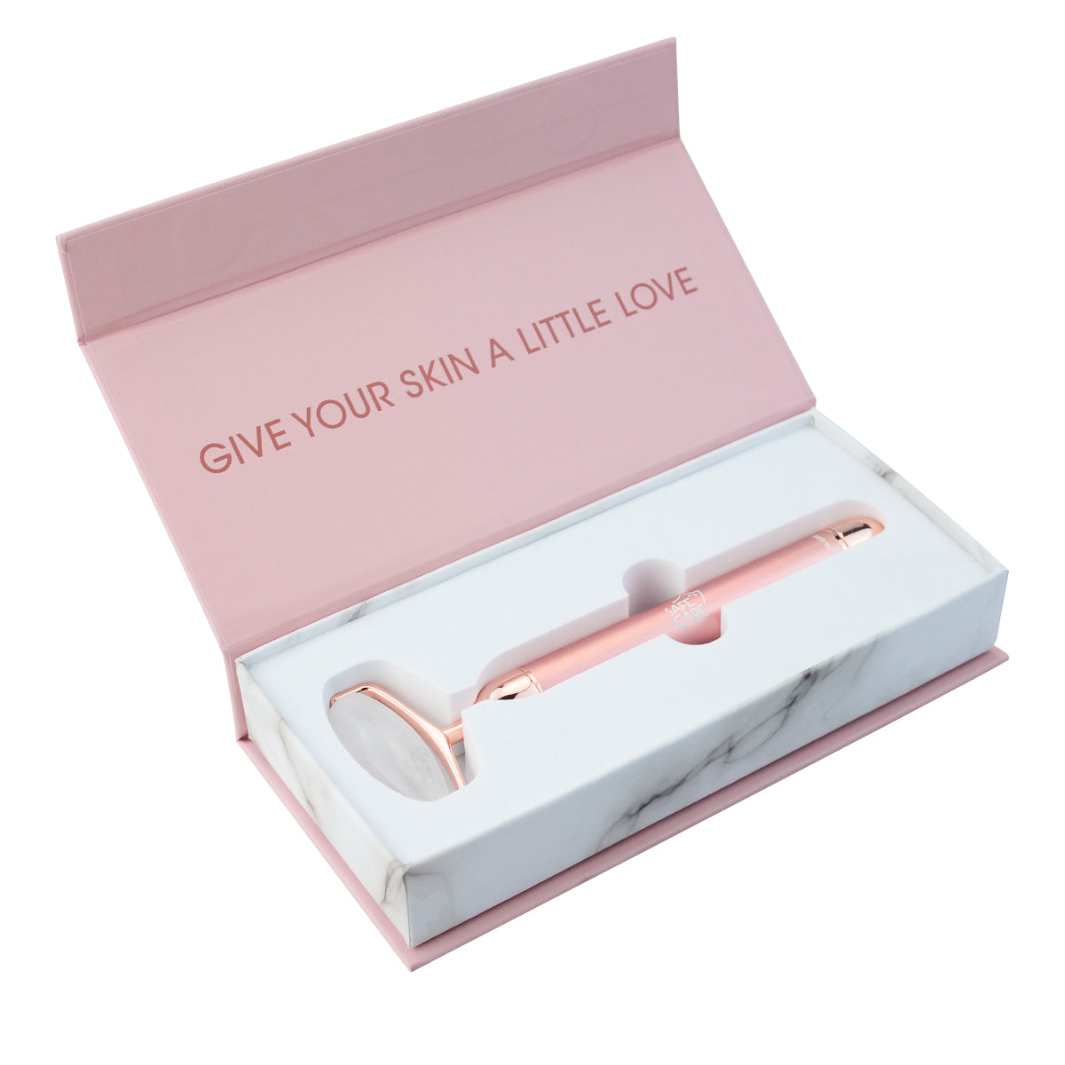 Dispozitiv Electric de Masaj al Fetei cu Vibratii, din Cuart Transparent