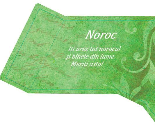 Pix personalizat in cutie cadou cu mesaj "Noroc"