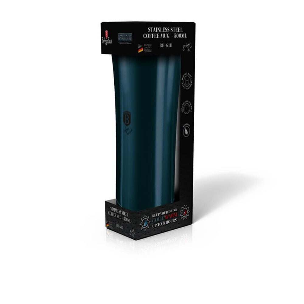 Termos inox pentru cafea 0.5 L Metallic Line Berlinger Haus, Diverse culori