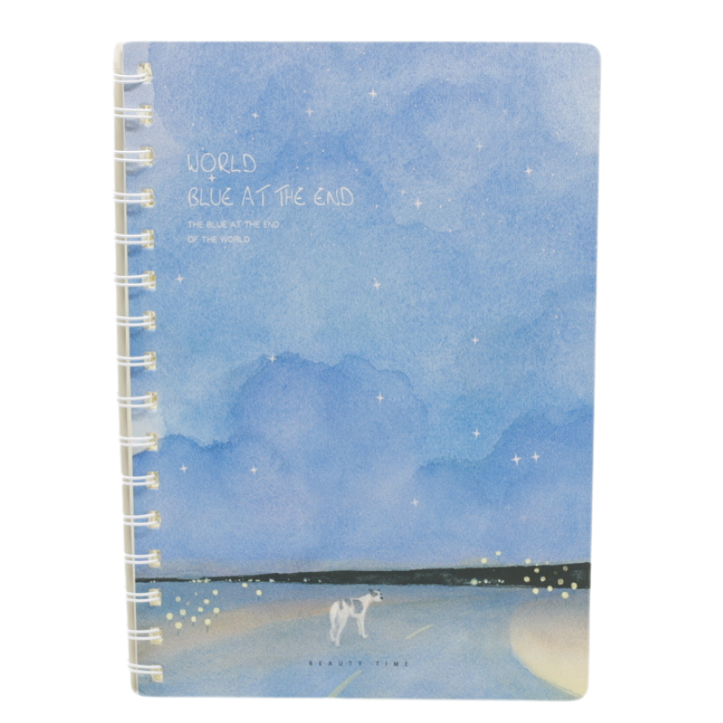 Agenda A5 Nedatata cu Spirala si Coperta din Carton, Diverse Modele