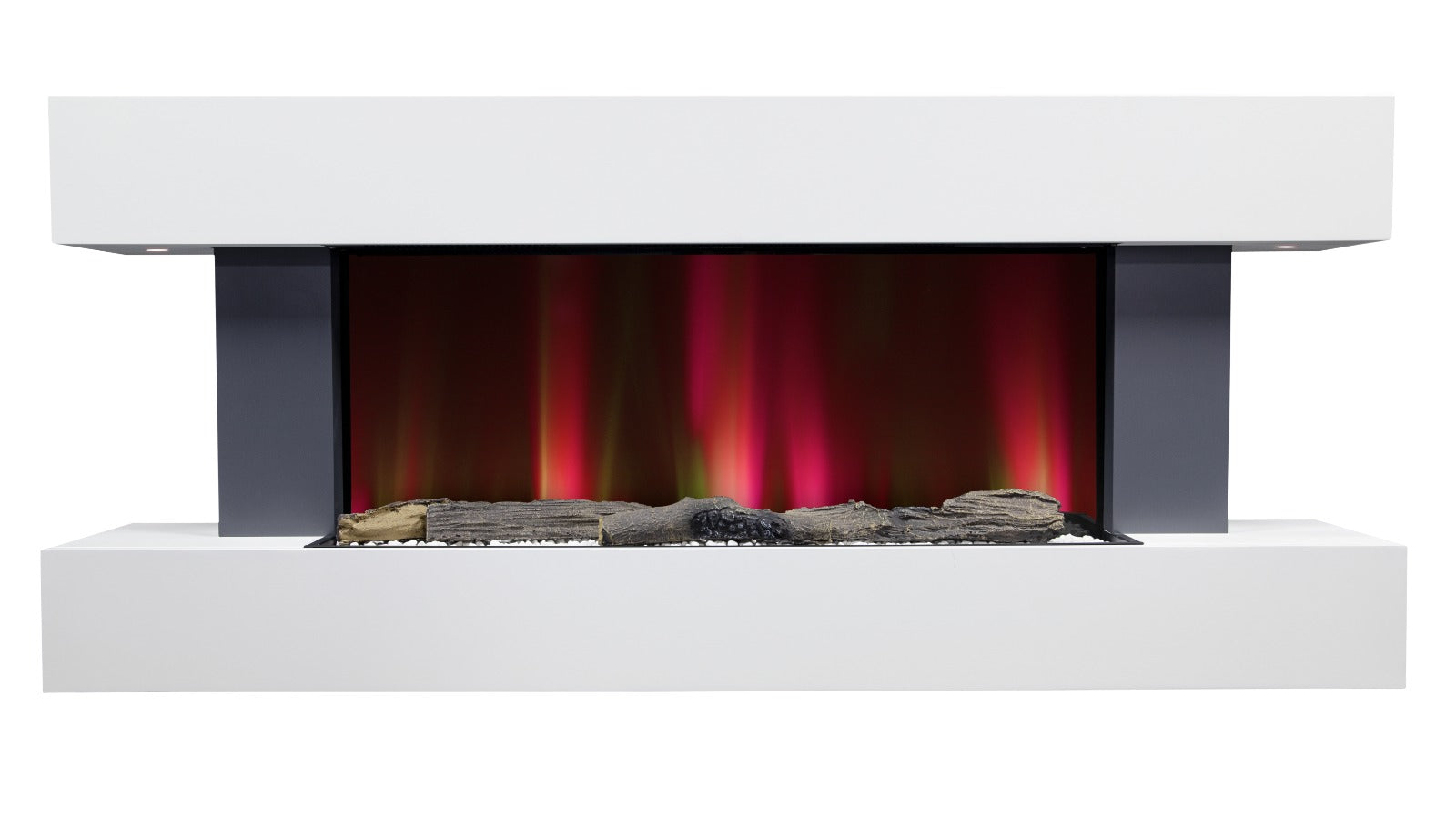 Semineu Electric Safecare Alb cu Sunet, WI-FI incorporat, 7 culori si 3 nivele de intensitate a flacarilor (5201WERBA)