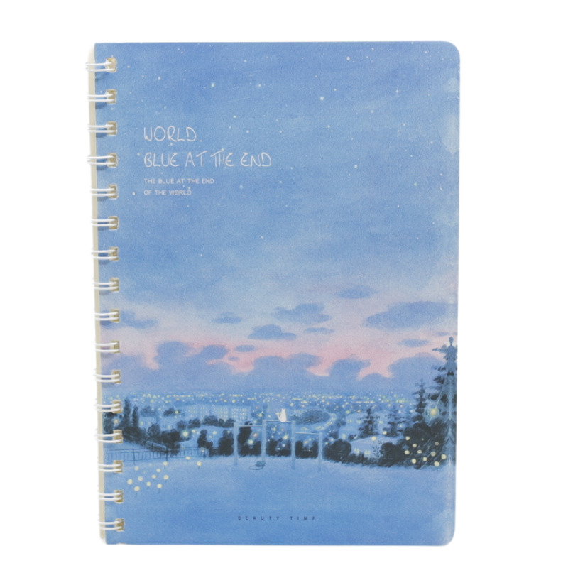 Agenda A5 Nedatata cu Spirala si Coperta din Carton, Diverse Modele