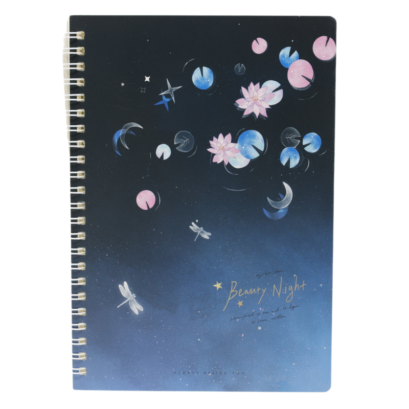 Agenda A5 Nedatata cu Spirala si Coperta din Carton, Diverse Modele