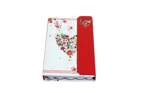 Agenda nedatata cu motiv Love