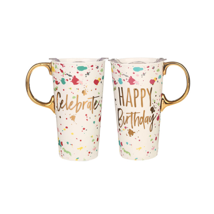 Set 2 cani ceramica Birthday (cutie cadou)