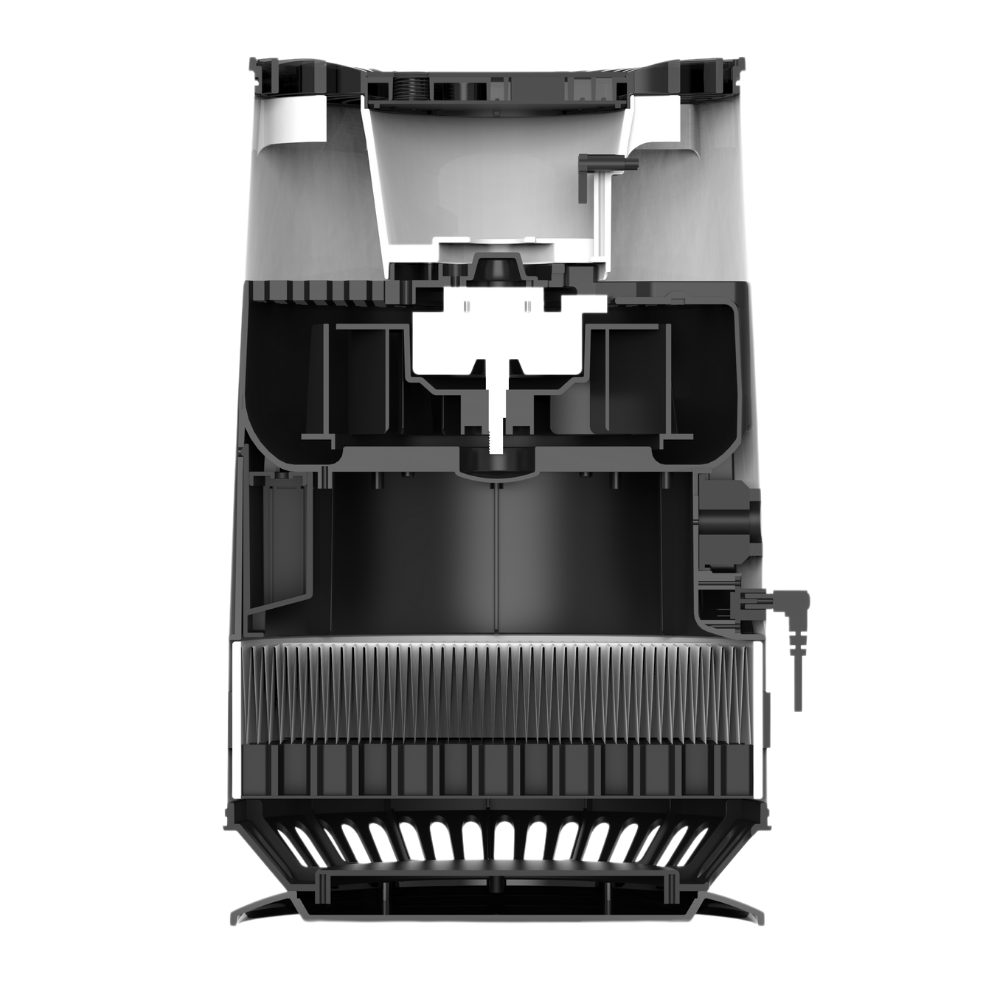 Mini Purificator Aer UVC pentru Birou, Filtru HEPA, Filtru Carbune Activ, Senzor Calitate Aer, Acoperire 15mp