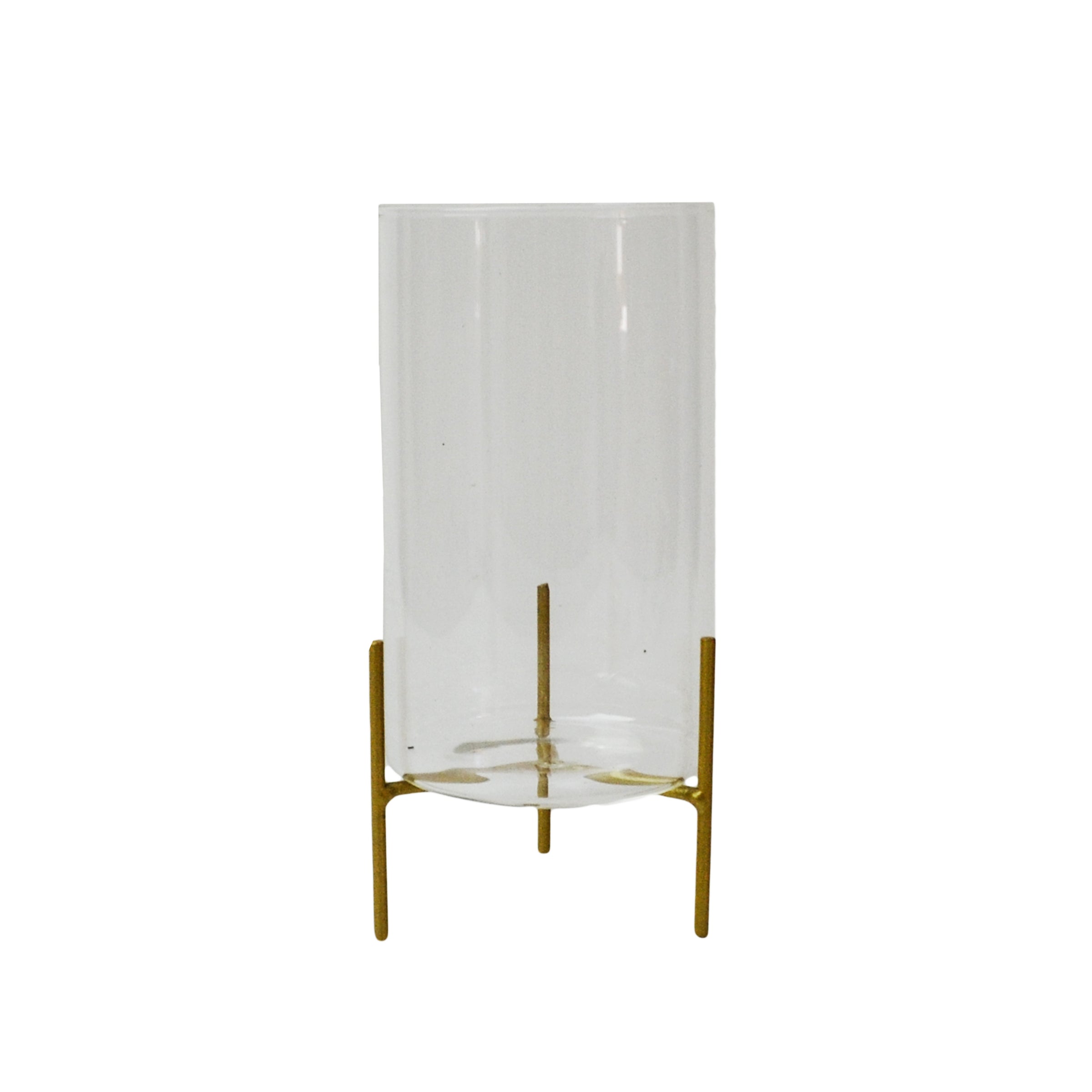 Decoratiune Sticla cu Suport Metalic