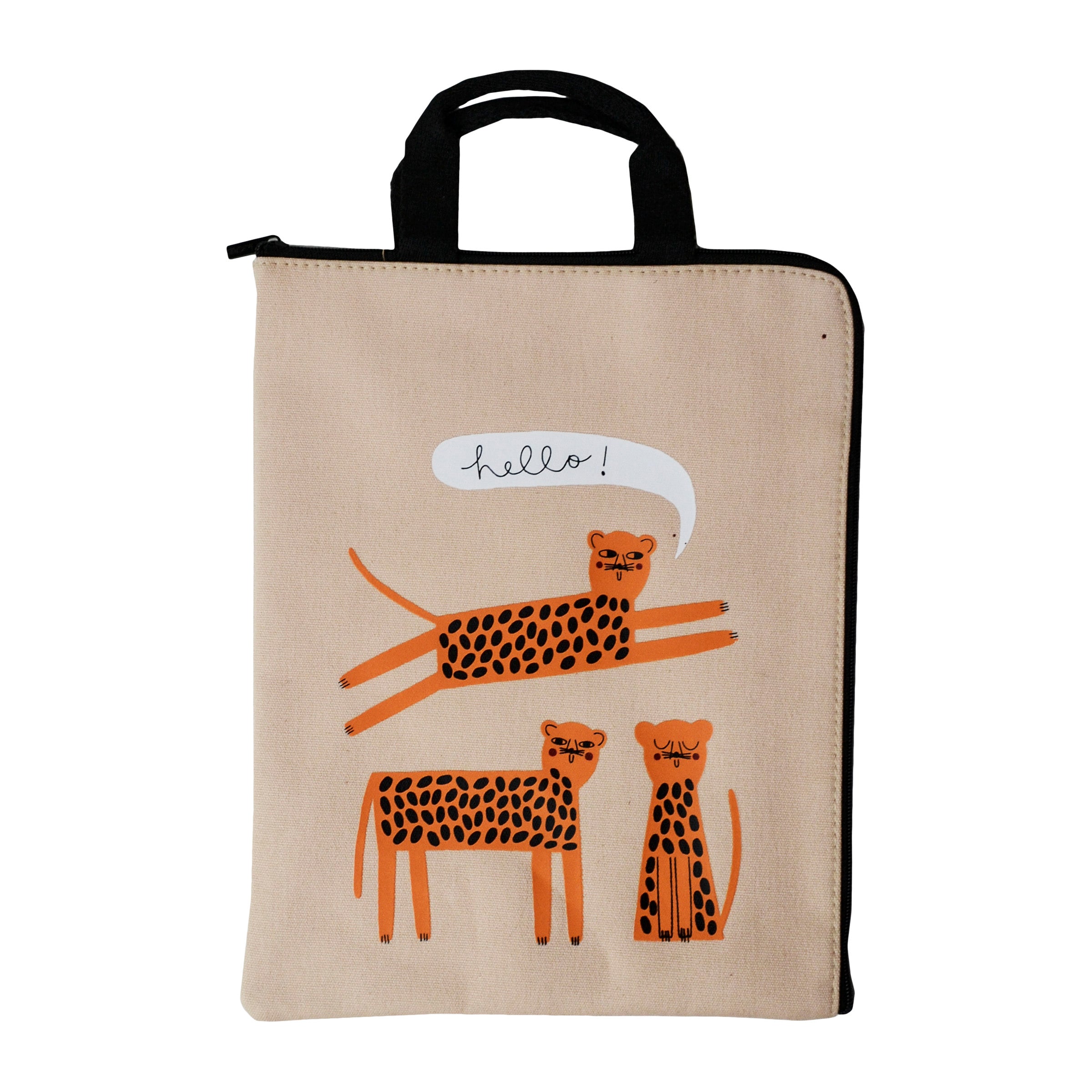 Husa Laptop Leopard, Bej