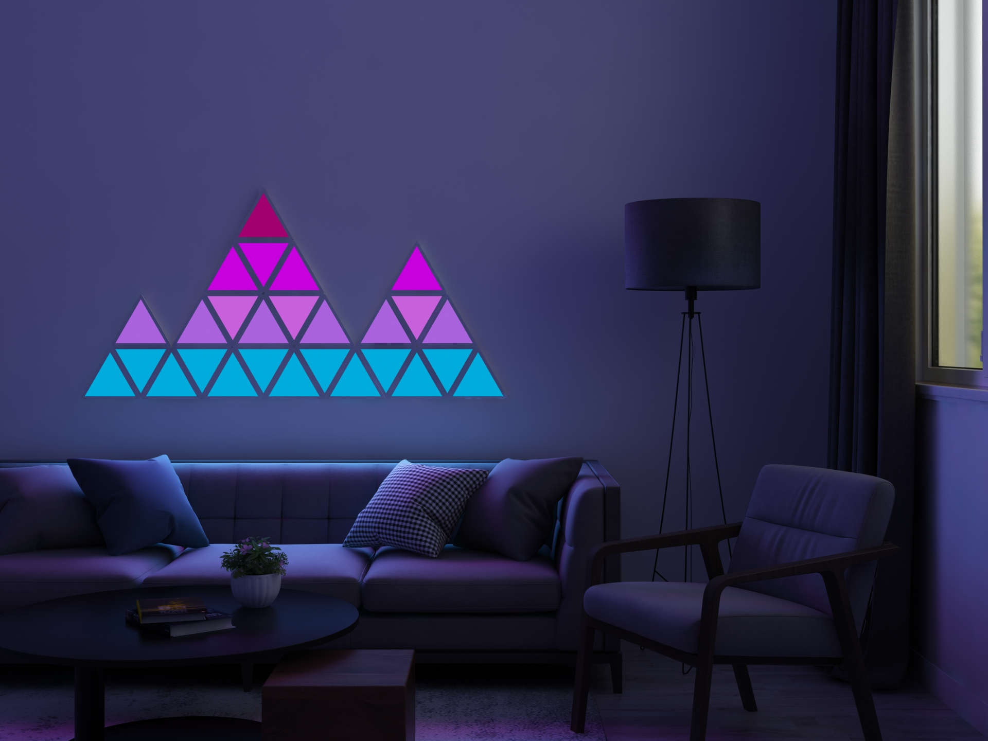 Kit 9 Panouri Luminoase Inteligente Modulare