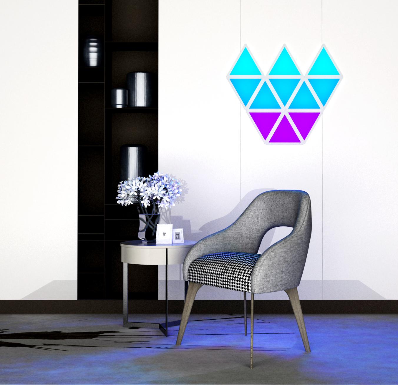 Kit 9 Panouri Luminoase Inteligente Modulare