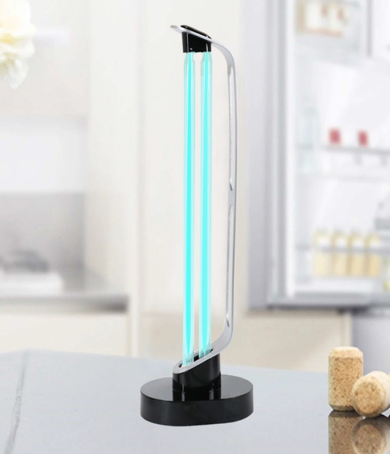 Lampa UVC Dezinfectanta, fara Ozon, cu telecomanda, senzor de prezenta si pornire intarziata - 38W - 40MP - Safecare