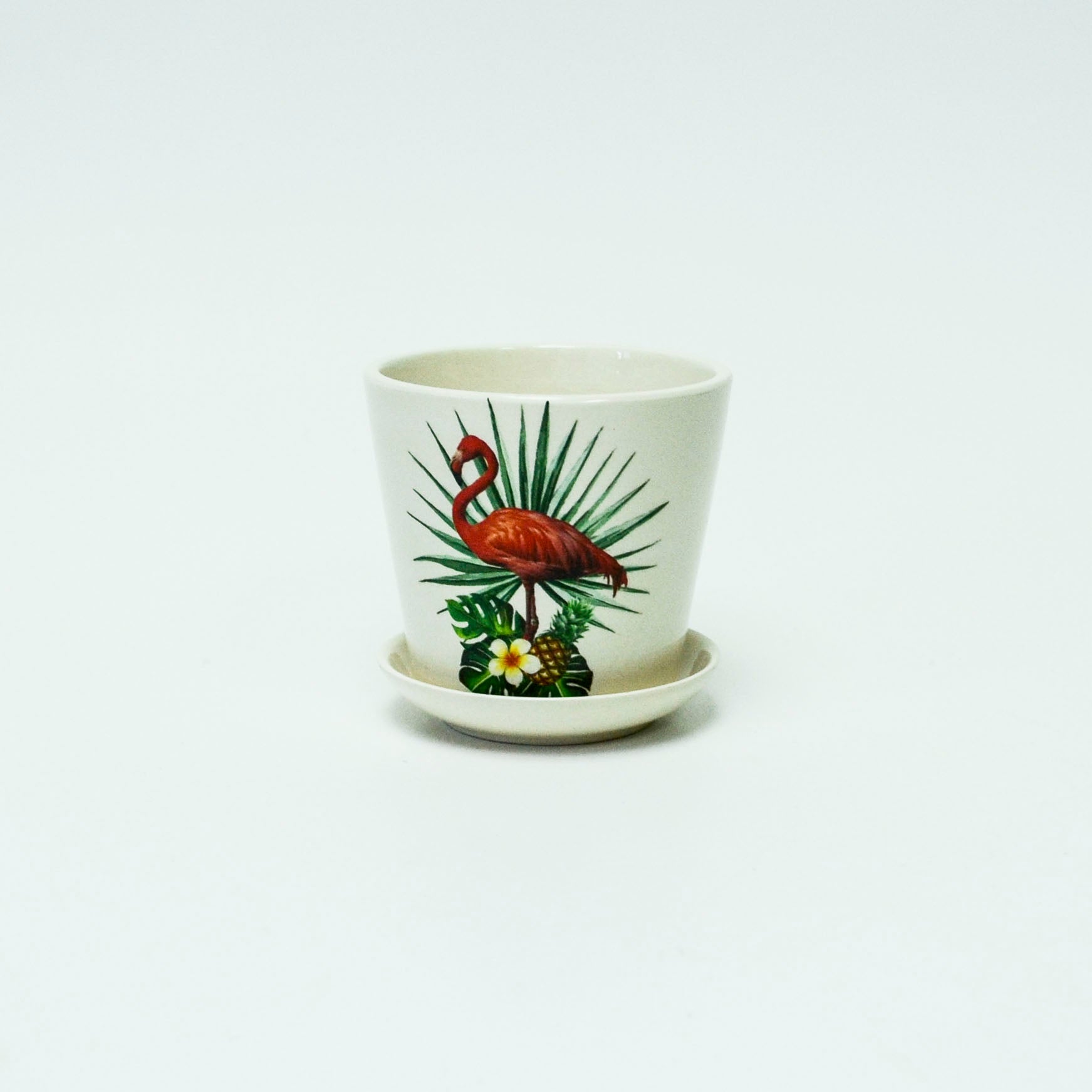 Ghiveci Ceramica Flamingo, 9.5cm
