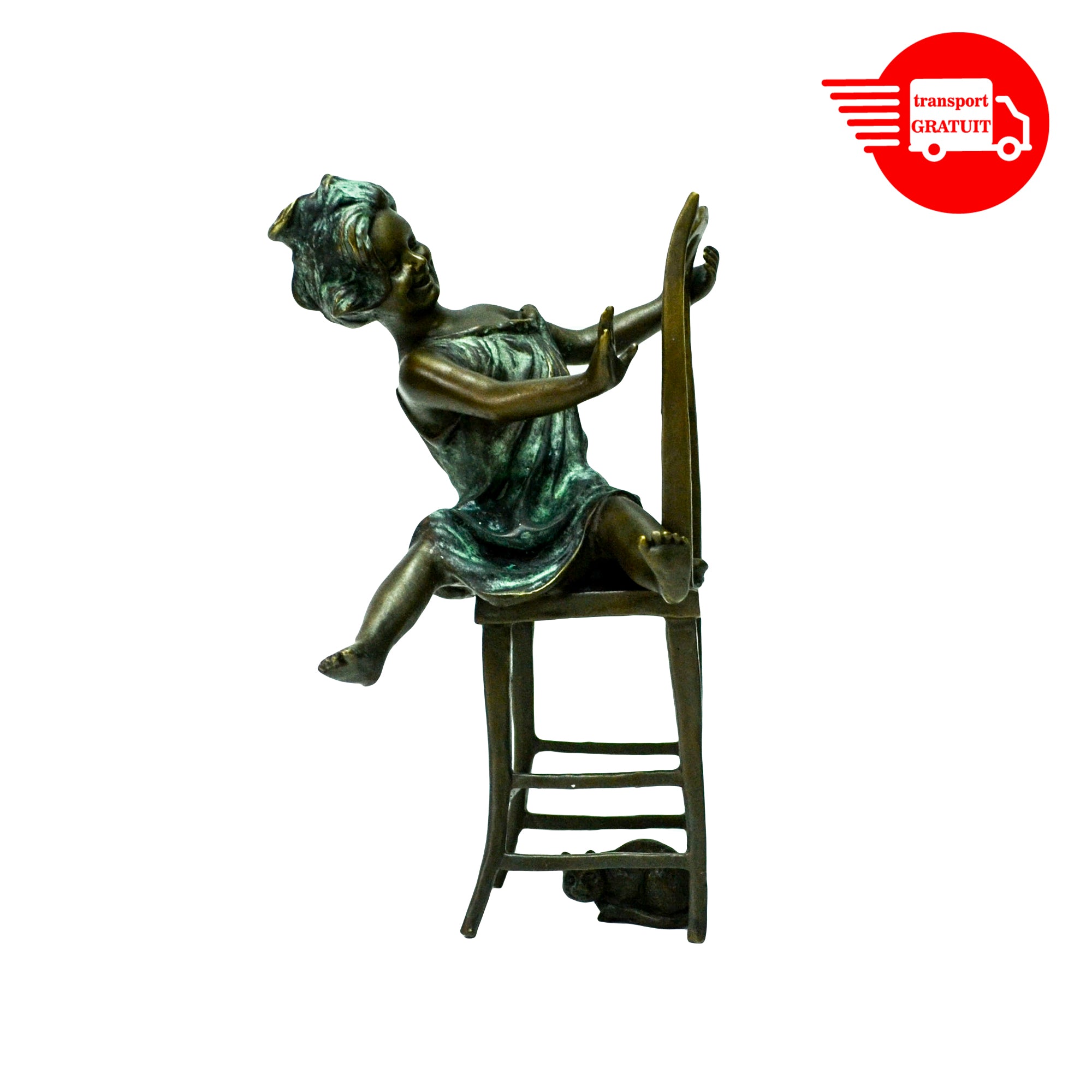 Statueta Bronz Copil