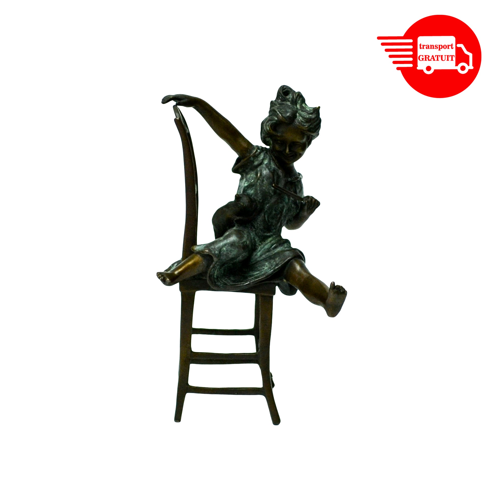 Statueta Bronz Copil