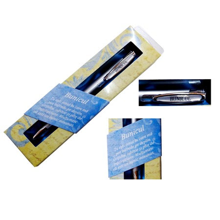 Pix personalizat in cutie cadou cu mesaj "Bunicul"