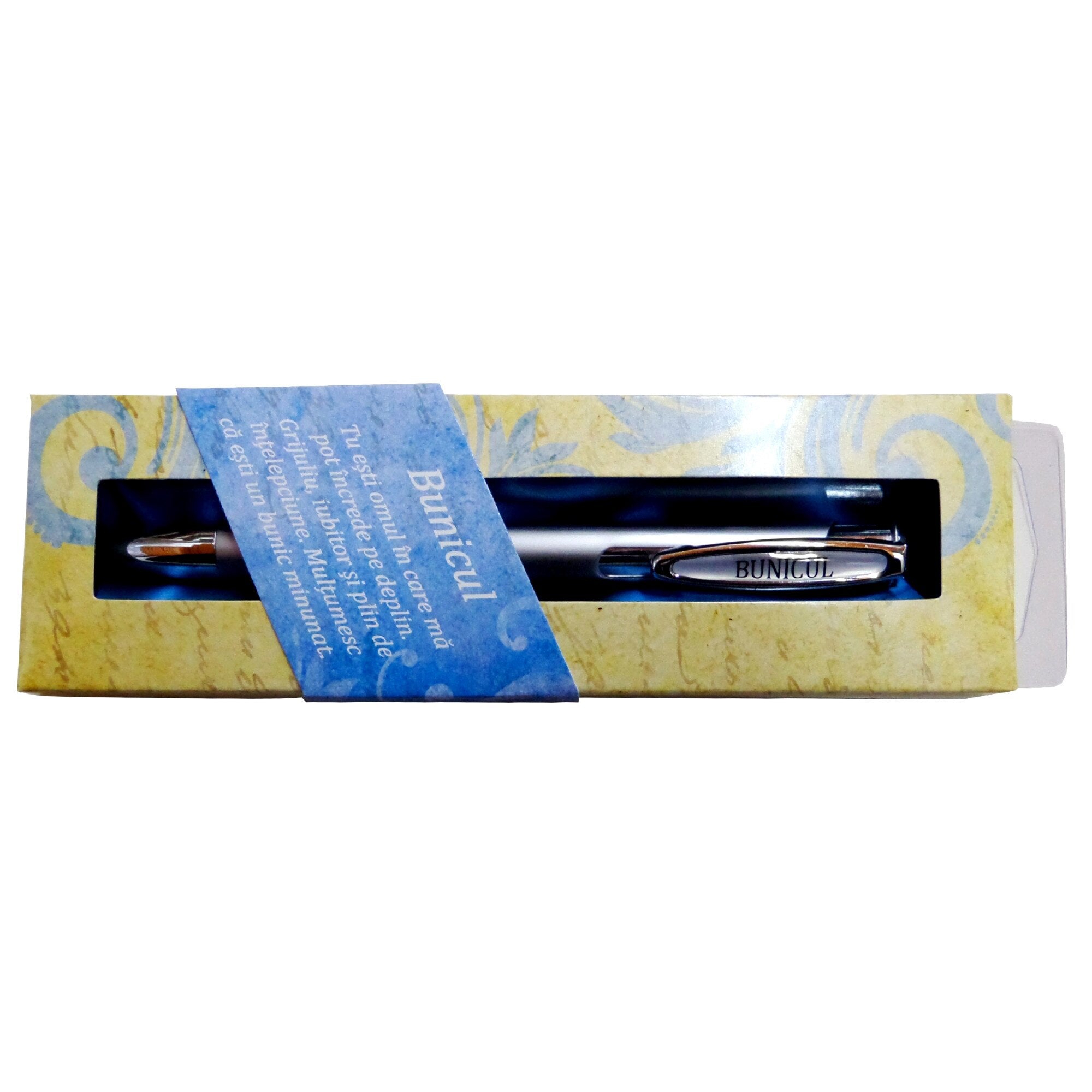 Pix personalizat in cutie cadou cu mesaj "Bunicul"