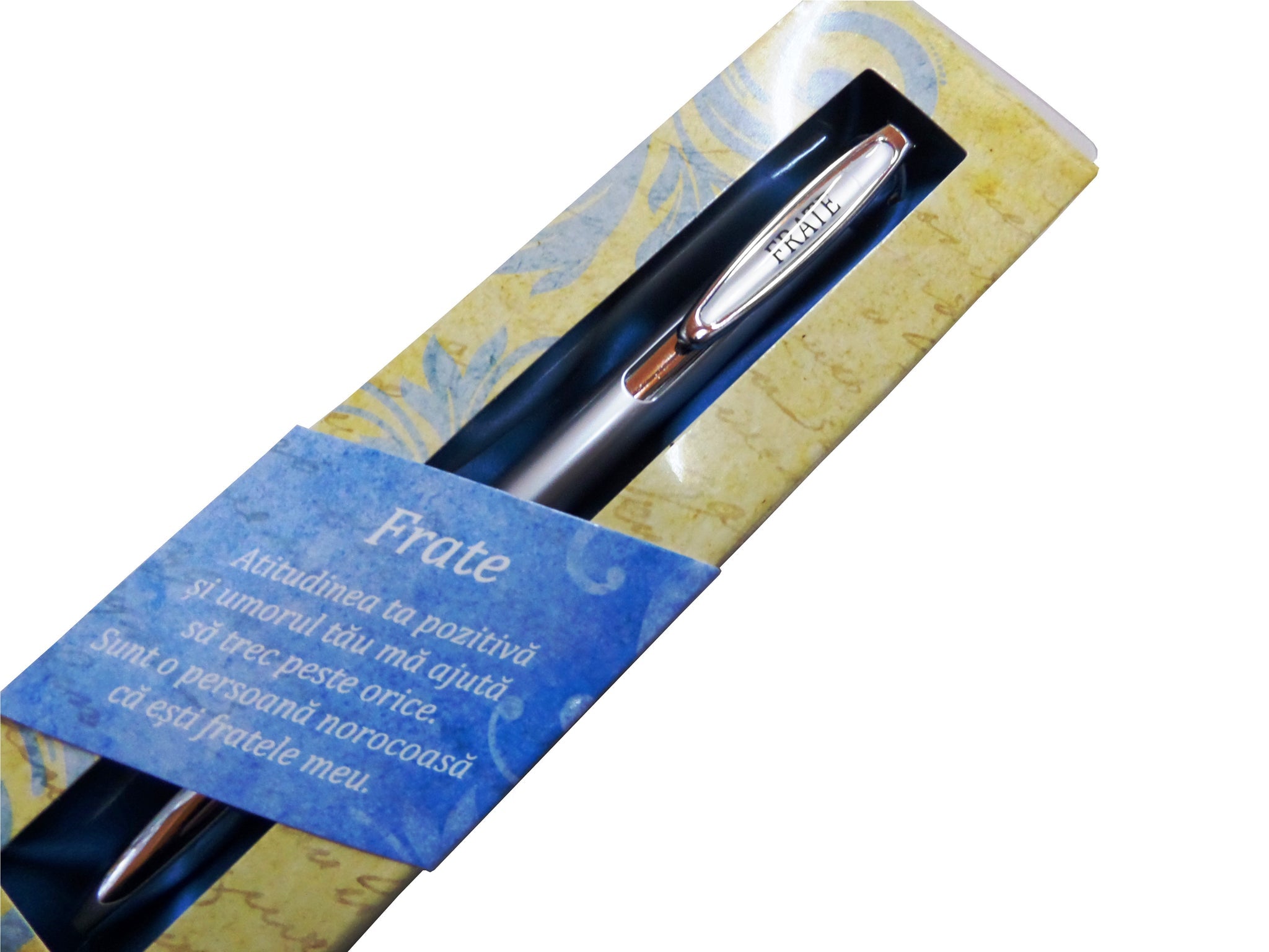Pix personalizat in cutie cadou cu mesaj "Frate"