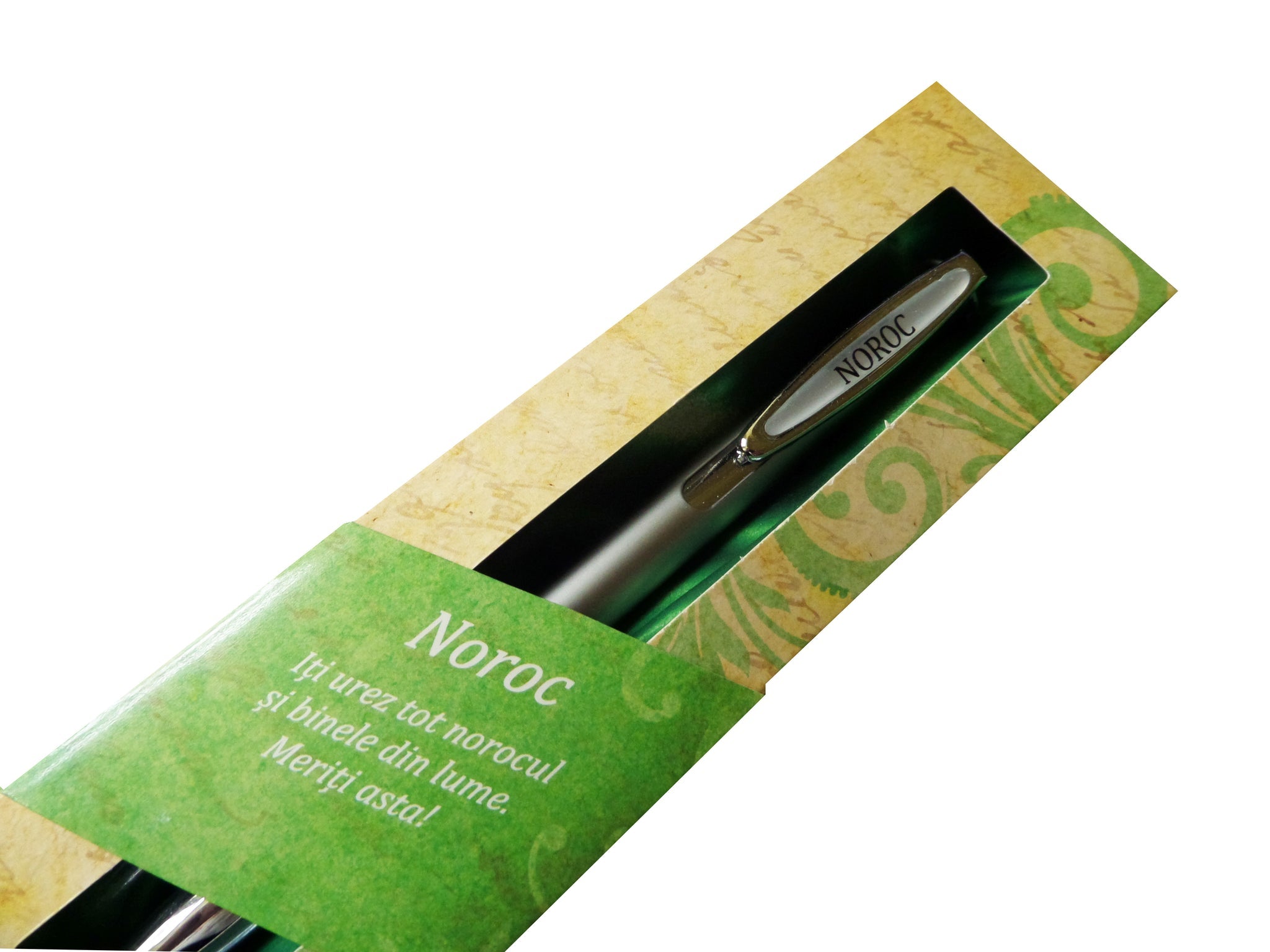 Pix personalizat in cutie cadou cu mesaj "Noroc"