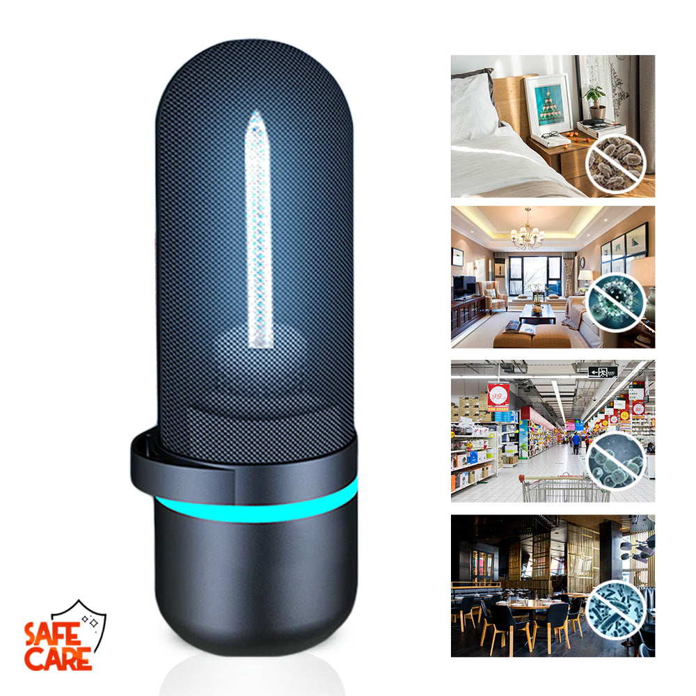 Lampa bactericida portabila cu UVC si Ozon, dubla sterilizare, 2.5W - 5MP - Safecare