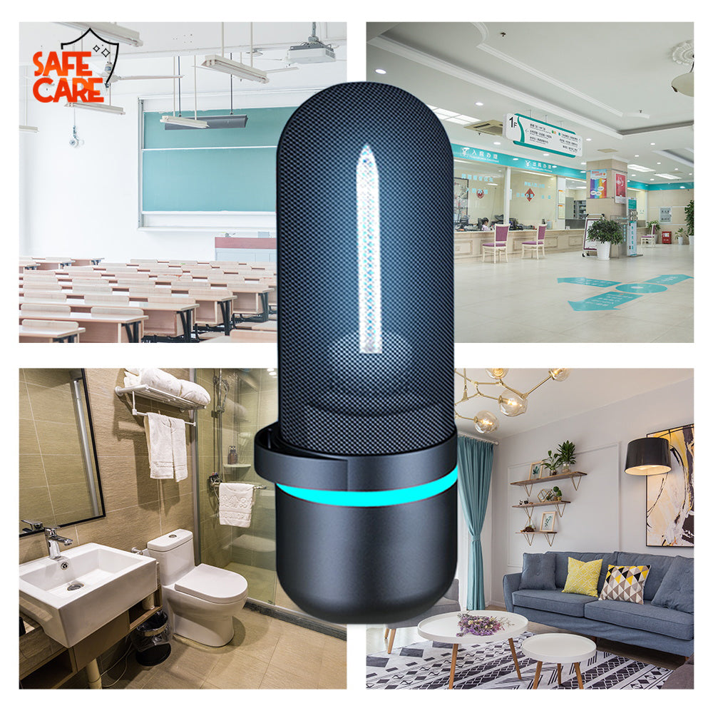 Lampa bactericida portabila cu UVC si Ozon, dubla sterilizare, 2.5W - 5MP - Safecare