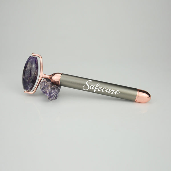 Dispozitiv pentru Masaj Facial cu Vibratii, din Ametist