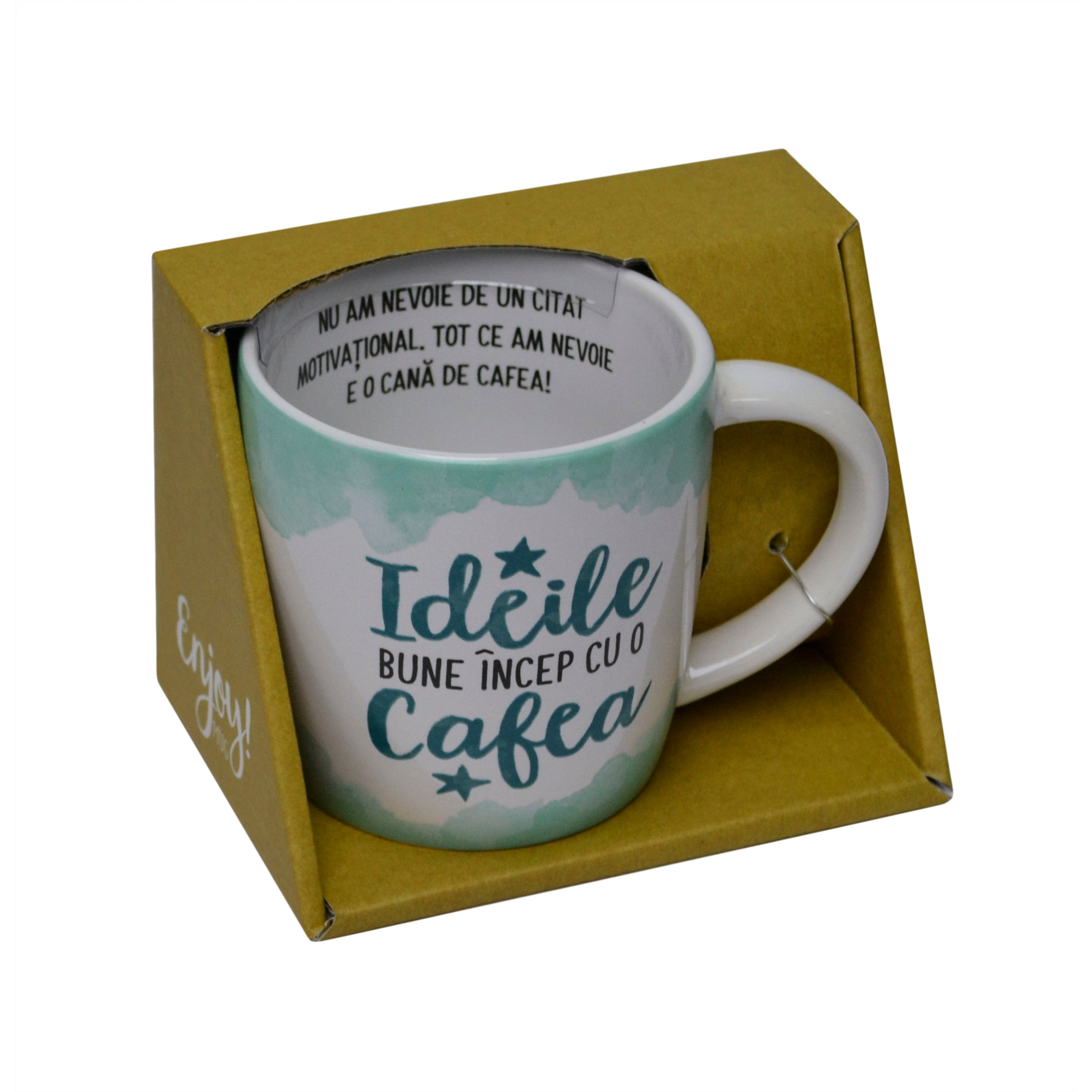 Cana Portelan "Ideile Bune incep cu o Cafea"