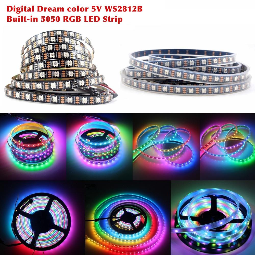 Set 2 x Banda LED RGB 5m pentru exteriorr Relight 65-RGB10-BT