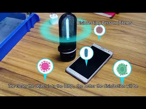 Lampa portabila UVC+Ozon 2.5W