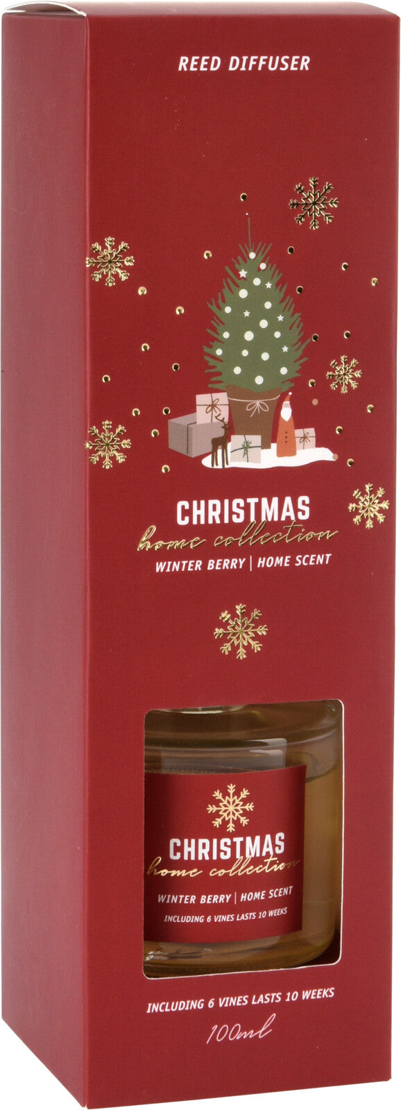 Diffuser Aromo, 100ml, Aroma Winter Berry, Christmas Home Collection, Red Edition