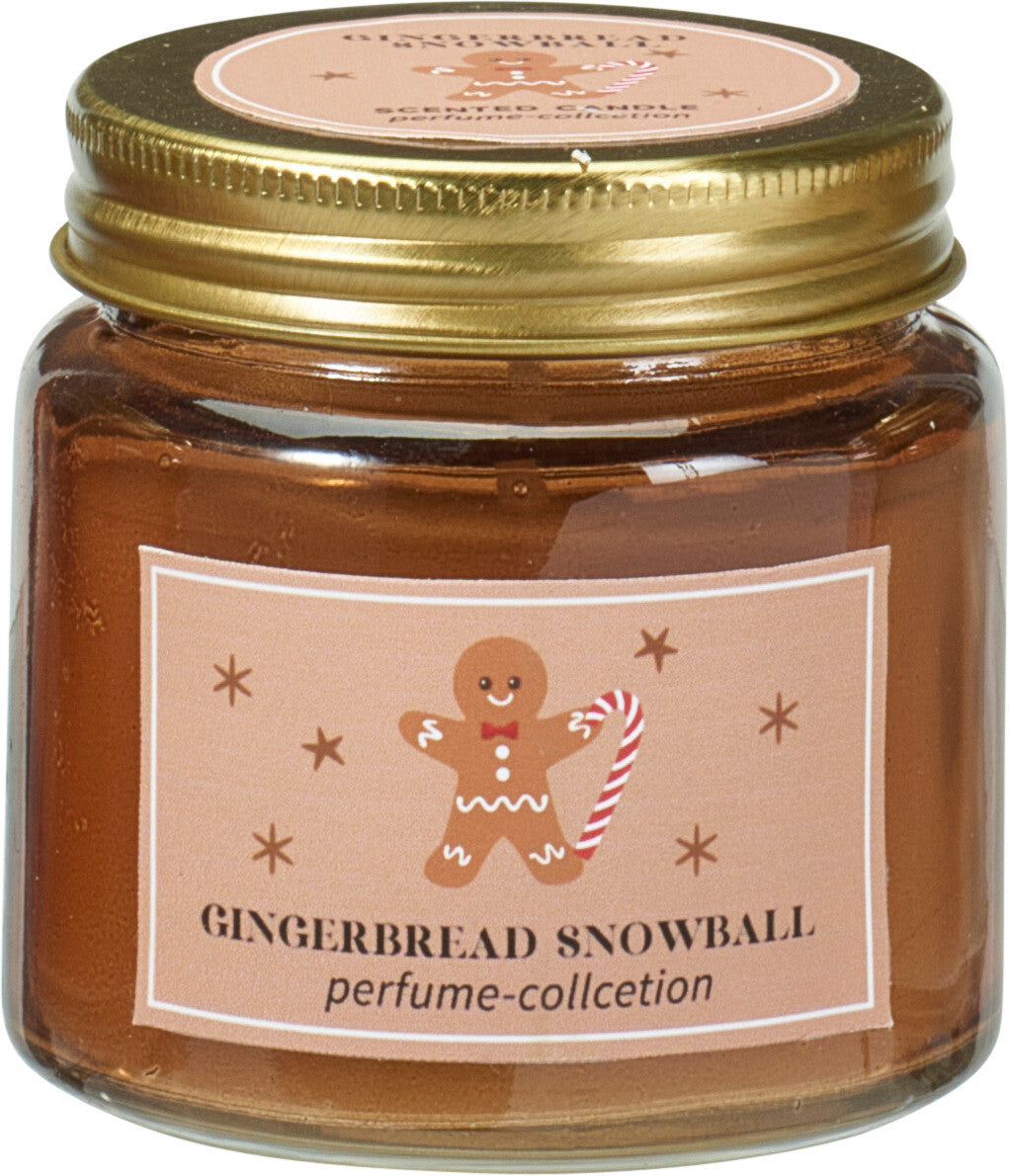 Lumanare Parfumata Gingerbread Snowball, Aroma Dulce de Sarbatoare