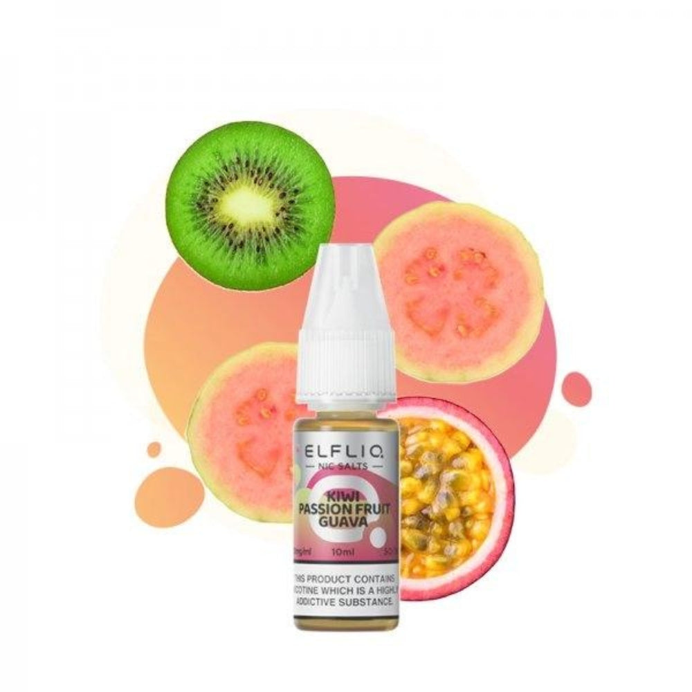 E-Lichid Elf Bar Elfliq - Salt 20mg 10ml - Kiwi Passion Fruit Guava