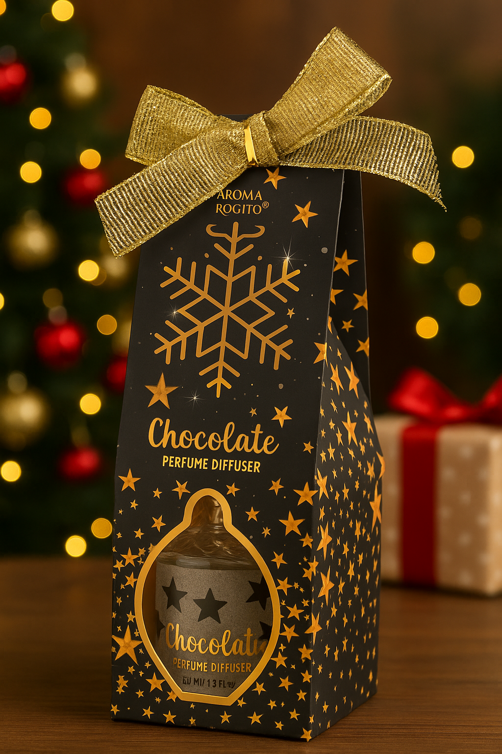 Diffuser parfum Chocolate, 50 ml, Aroma ciocolata calda, Parfum ambiental de iarna