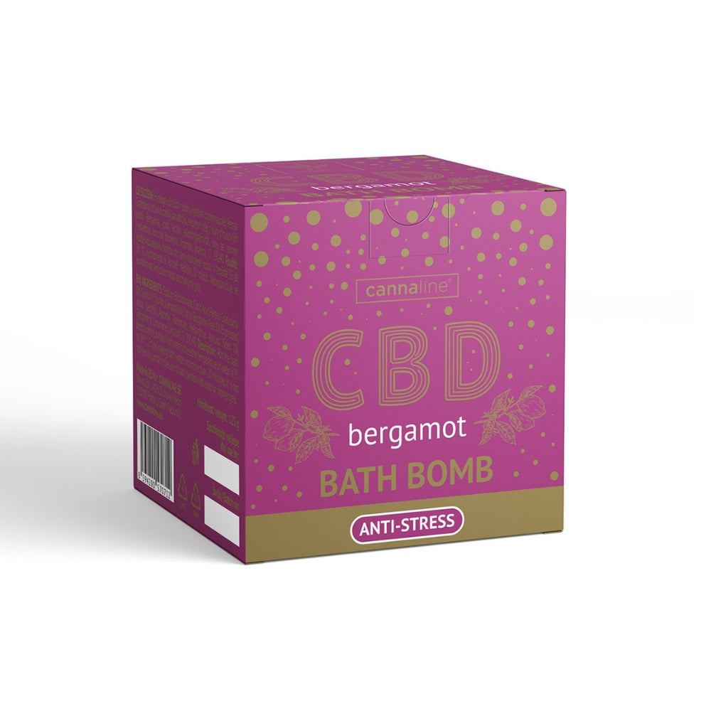 Bomba efervescenta Cannaline CBD 100mg Anti-Stress - Bergamot