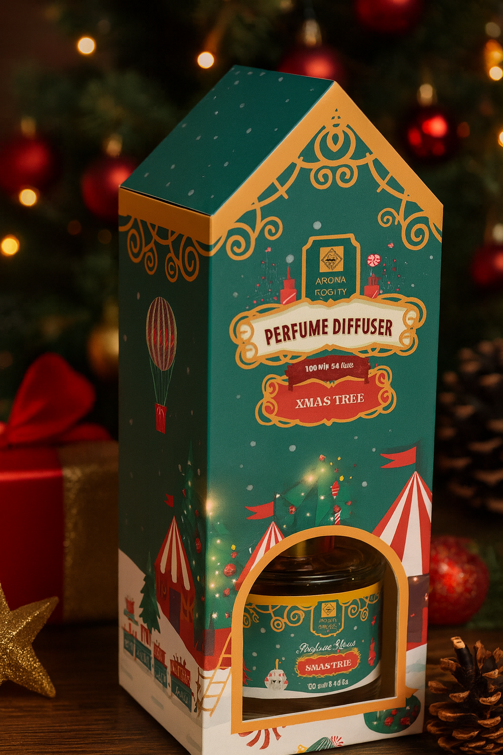 Aromo Set Craciun, 100ml, Xmas Tree