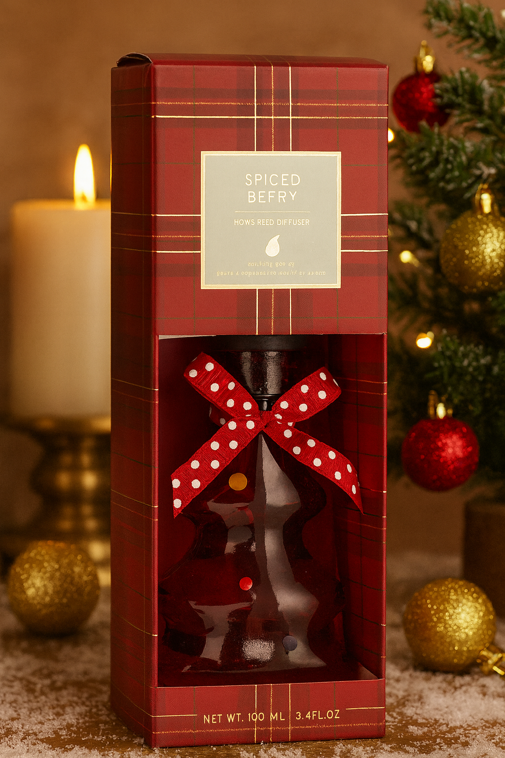 Diffuser, 100ml, Spiced Berry, Red Edition