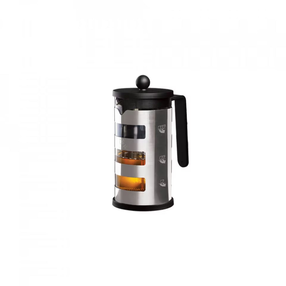 Infuzor pentru Ceai si Cafea 600 ml Black Silver Collection BerlingerHaus BH 7806 - Eleganta in Bucatarie