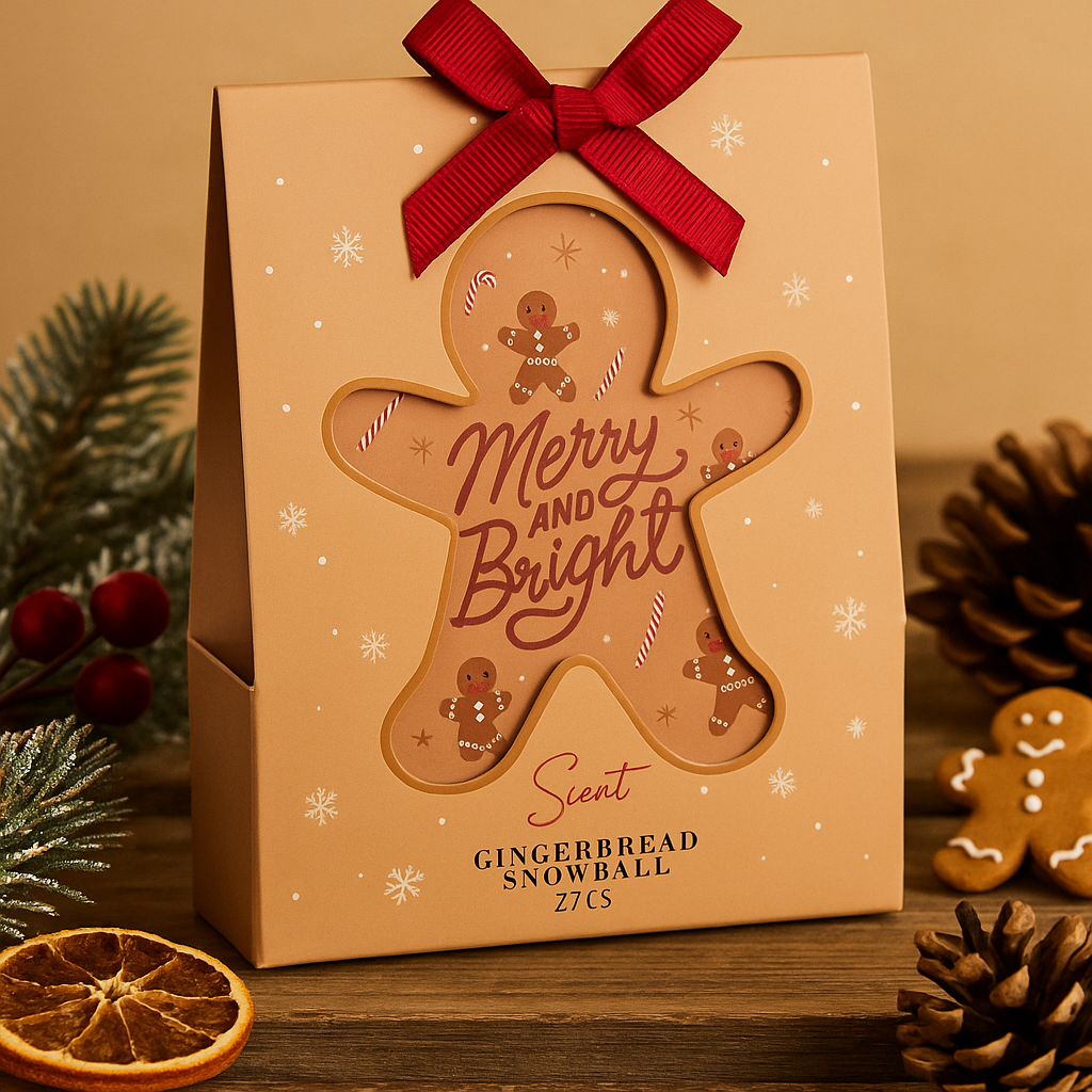Plic Parfumat Craciun, Gingerbread Snowball