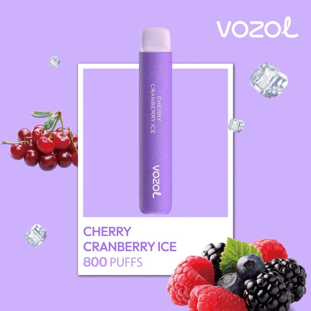 Puff Bar Vozol Star 800 - Cherry Cranberry Ice