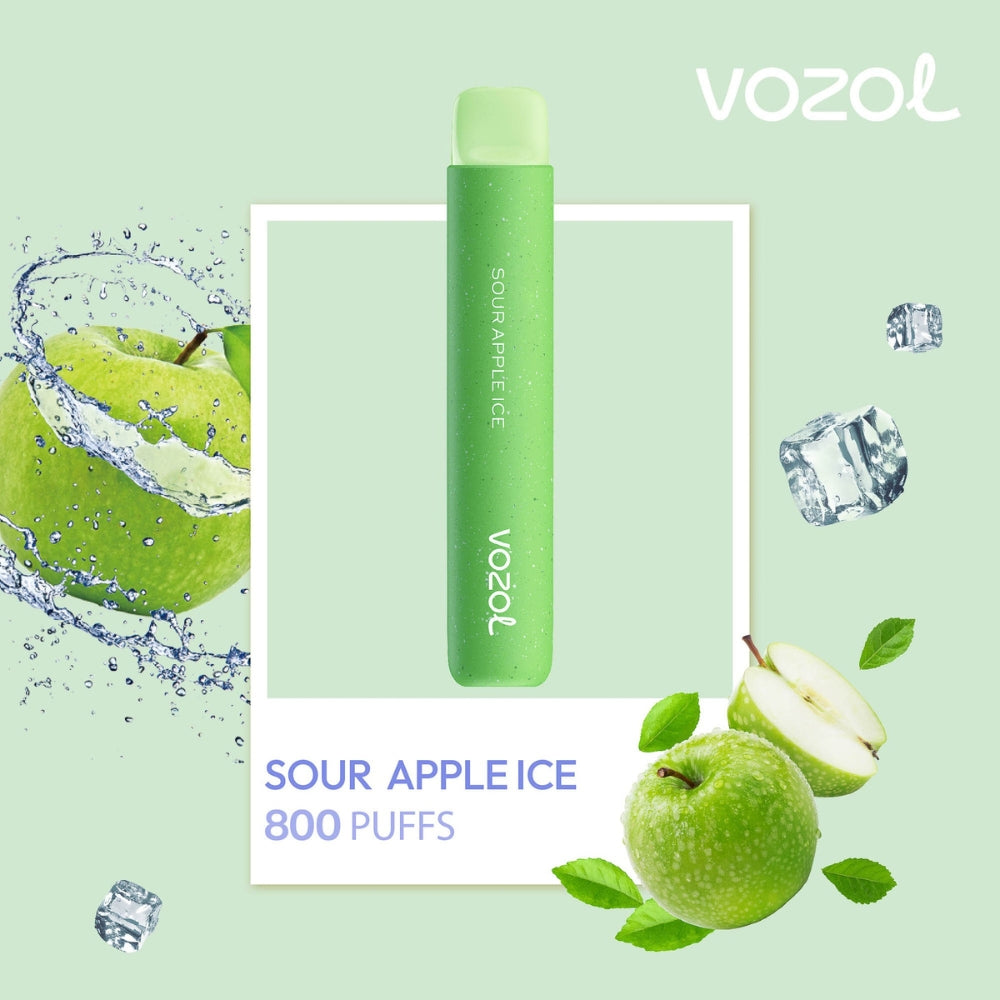 Puff Bar Vozol Star 800 - Sour Apple Ice