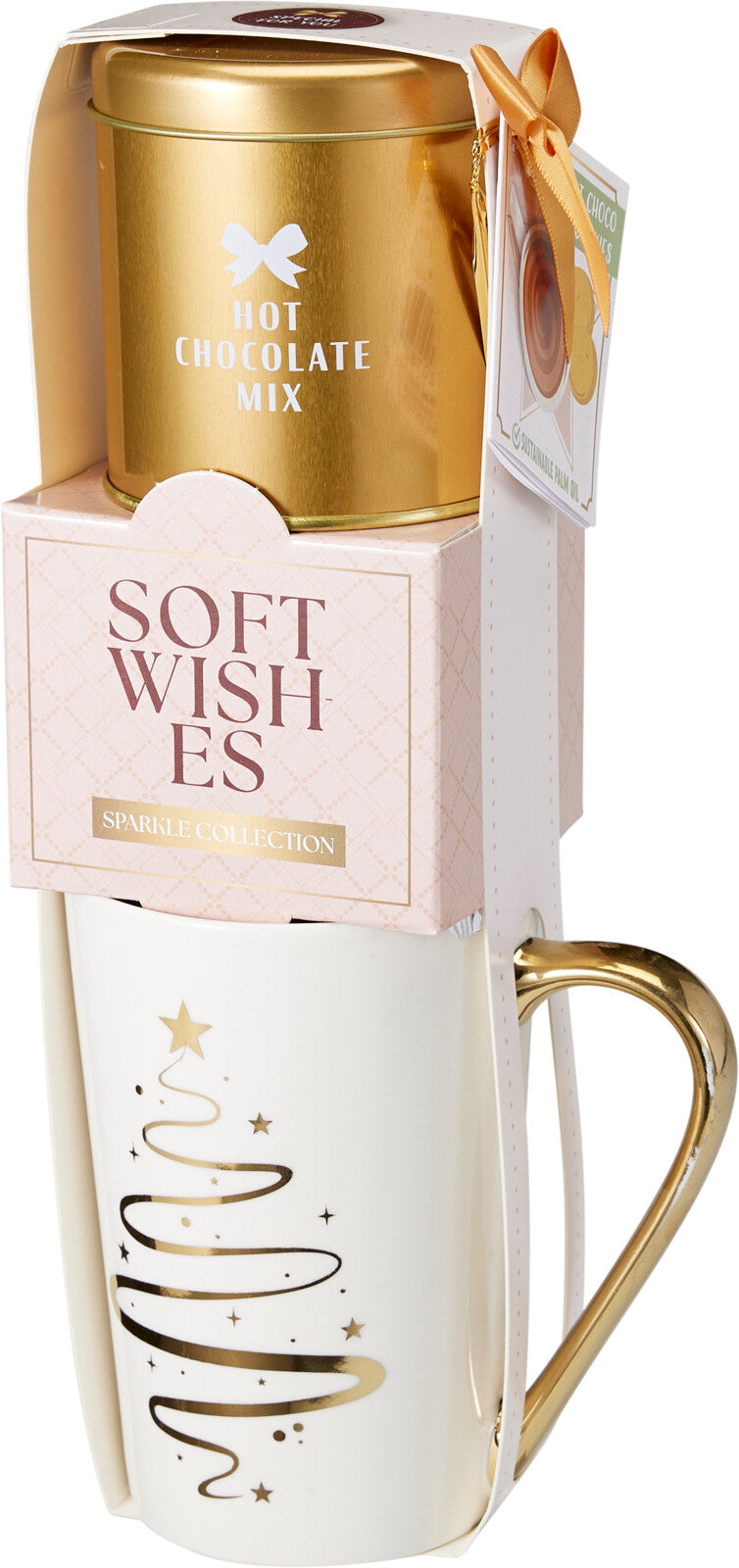 Set Cadou Twinkle, Sparkle & Shine, Argintiu-Roz