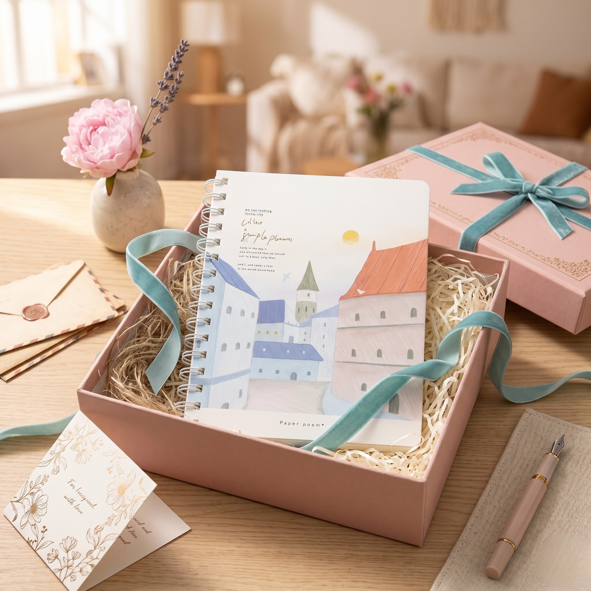 Agenda A5 Nedatata cu Spirala si Coperta din Carton, Diverse Modele