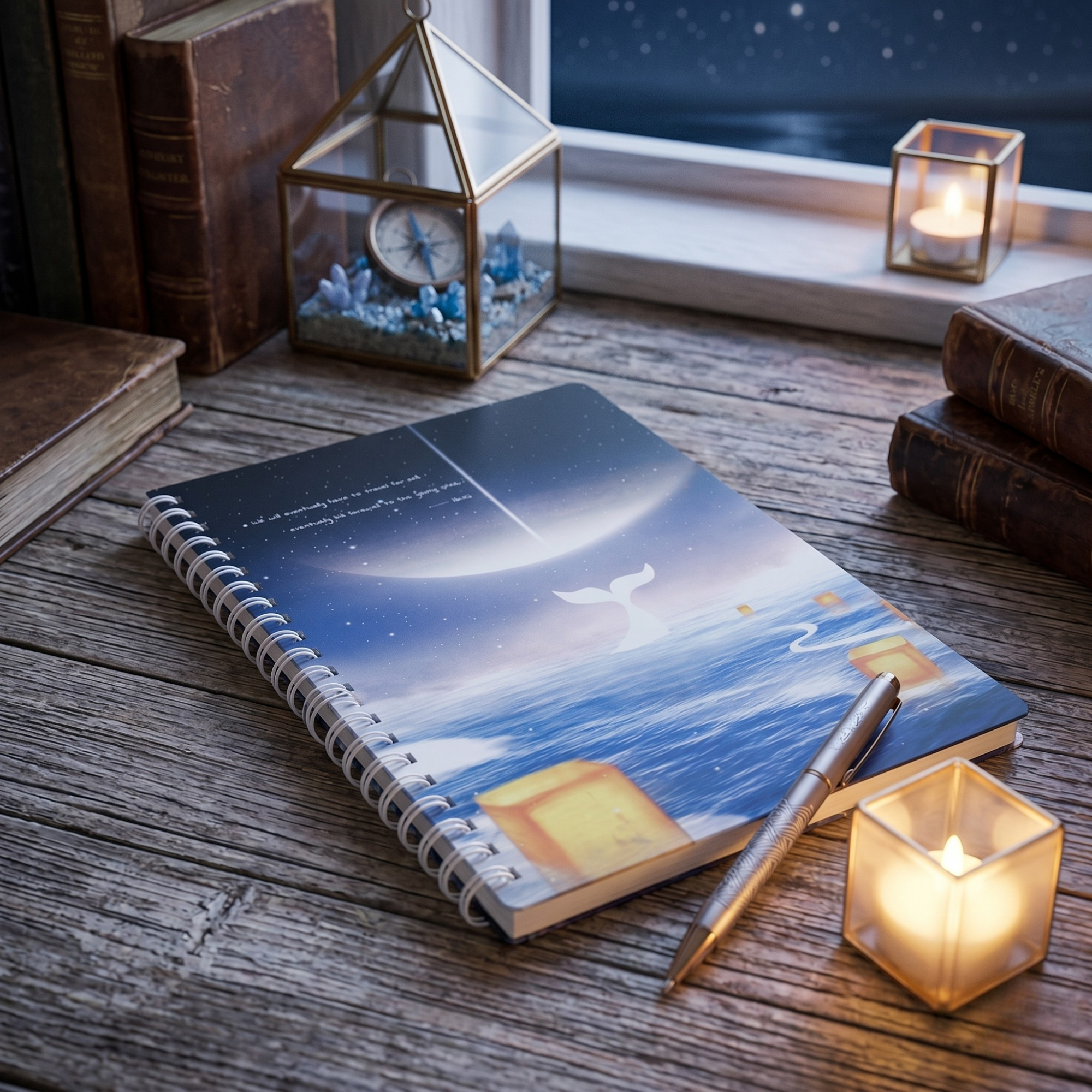 Agenda A5 Nedatata cu Spirala si Coperta din Carton, Diverse Modele