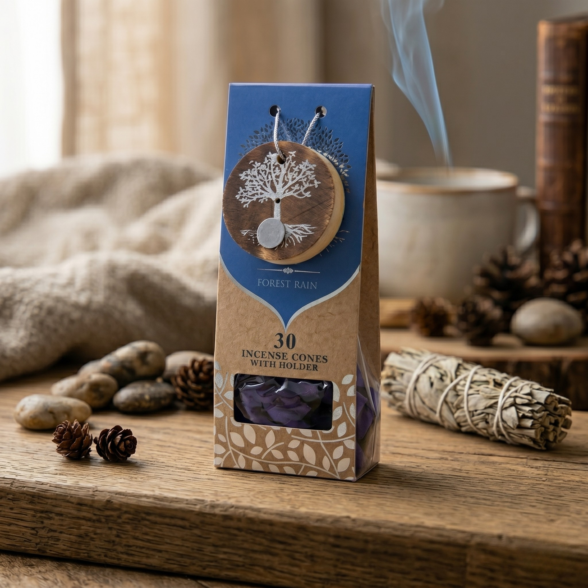 Conuri Parfumate cu Suport, Forest Rain - Tree Of Life