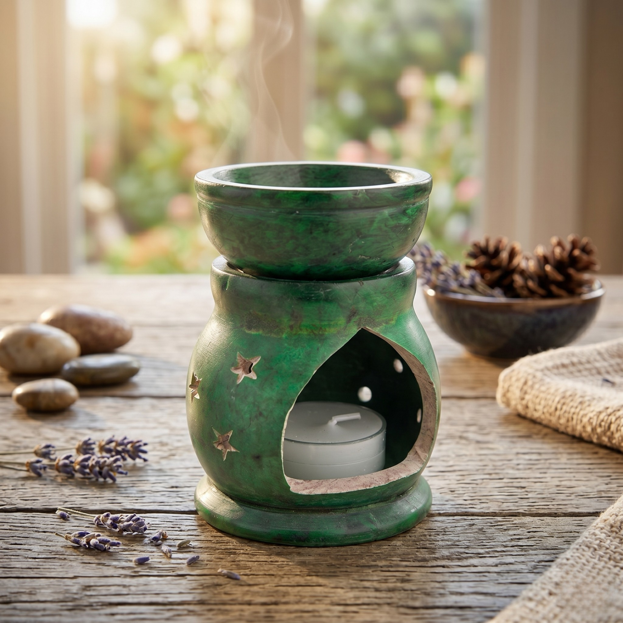 Set Aromaterapie cu Ulei si Difuzor, Evergreen Forest - Tree Of Life